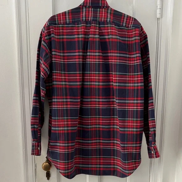 Ralph Lauren Classic Big Shirt in Red and Blue plaid - Picture 4 of 7